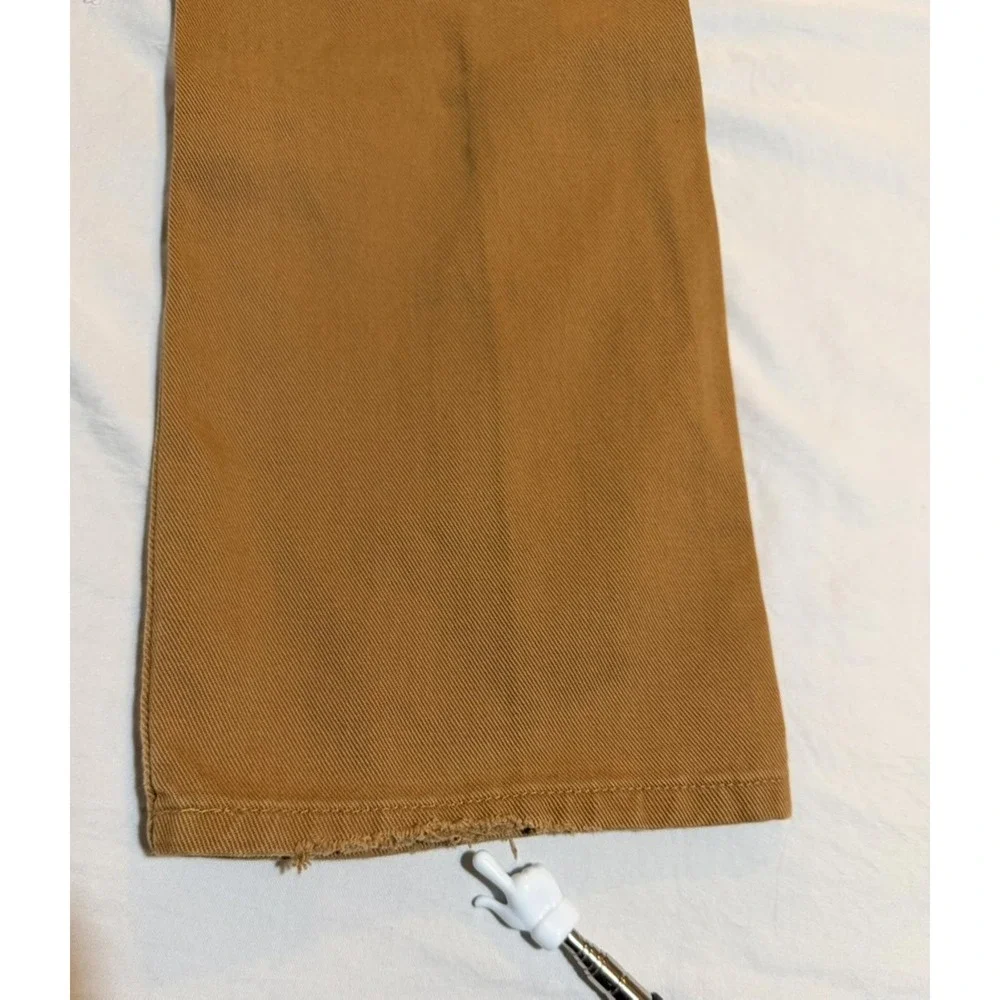 L.L. Bean Mens 100% Cotton Straight Fit Khaki Jeans‎ Size 31x32